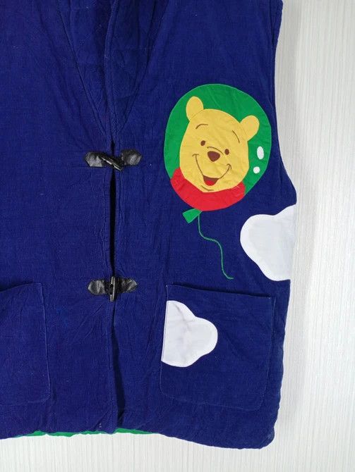 Cartoon Network Rare Vintage Winnie The Pooh Sleeveless Cardigan Size US M / EU 48-50 / 2 - 7 Thumbnail