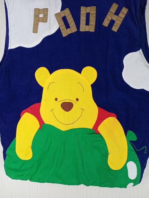 Cartoon Network Rare Vintage Winnie The Pooh Sleeveless Cardigan Size US M / EU 48-50 / 2 - 6 Thumbnail