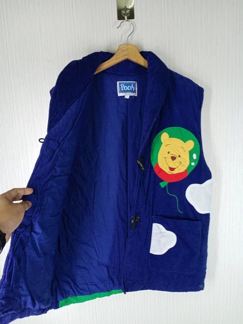 Cartoon Network Rare Vintage Winnie The Pooh Sleeveless Cardigan Size US M / EU 48-50 / 2 - 5 Thumbnail