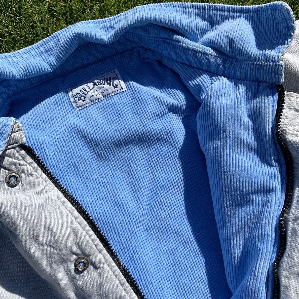 Billabong Made In Usa Vintage Vintage 80s Billabong Blue Corduroy Lined Puffer Jacket Grailed