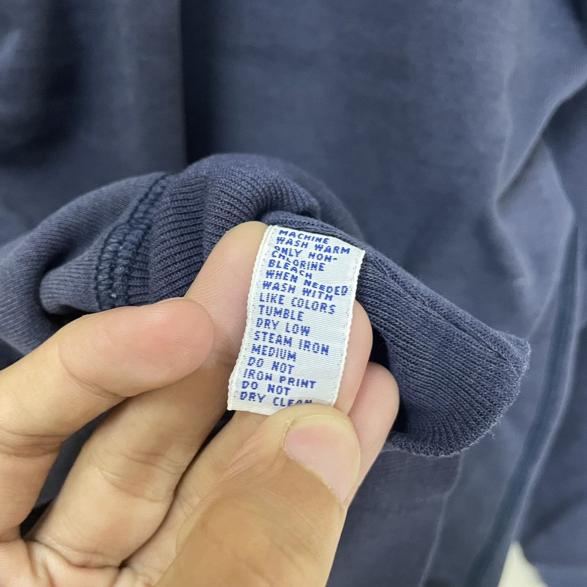 Polo Ralph Lauren × Vintage 💥 Vintage Polo Bear Ralph Lauren Sweatshirt Sun Faded Size US L / EU 52-54 / 3 - 8 Thumbnail