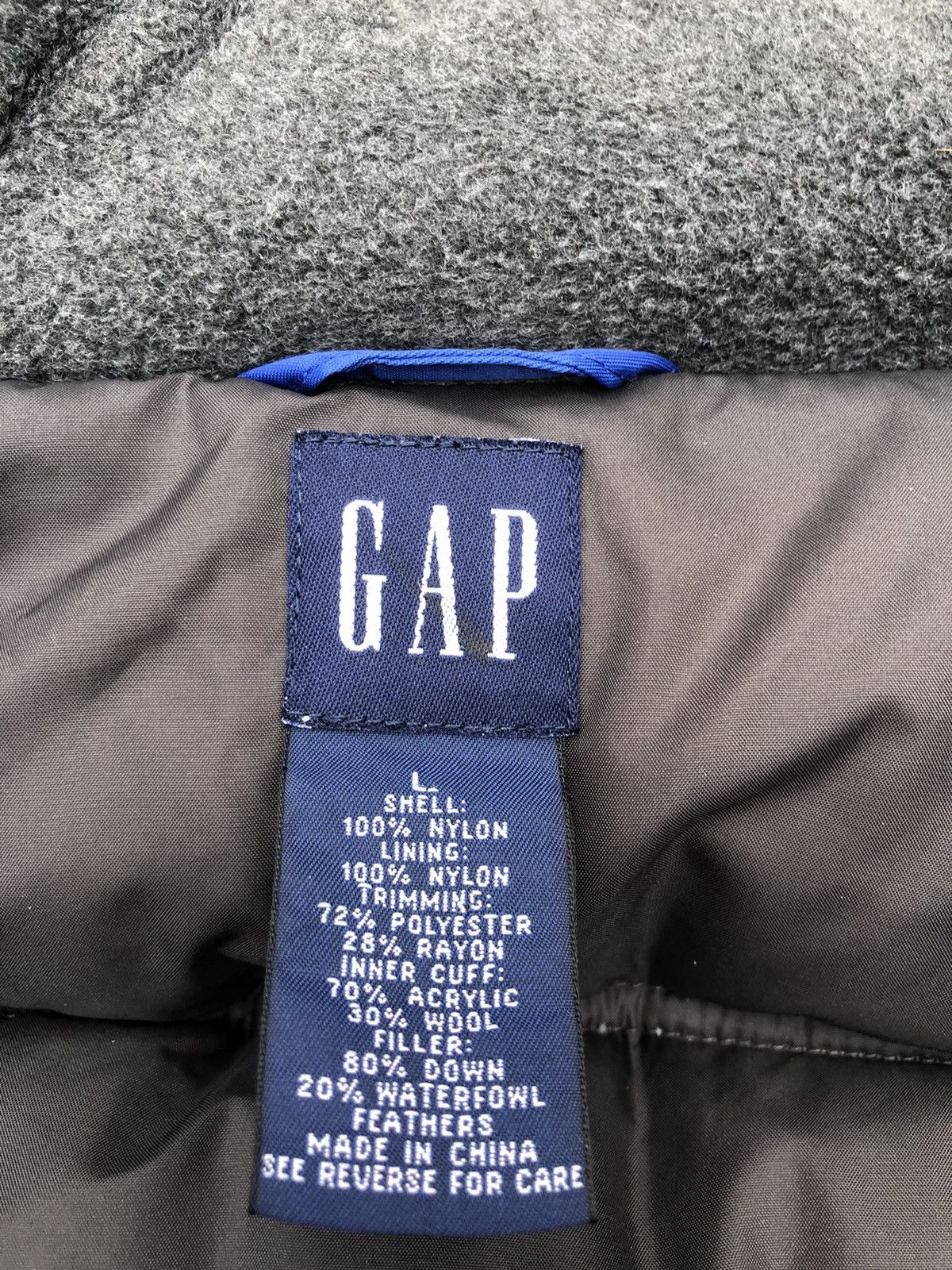 Gap × The North Face × Vintage RARE 2001 GAP nylon thick Puffer jacket foldable hood Size US L / EU 52-54 / 3 - 6 Thumbnail