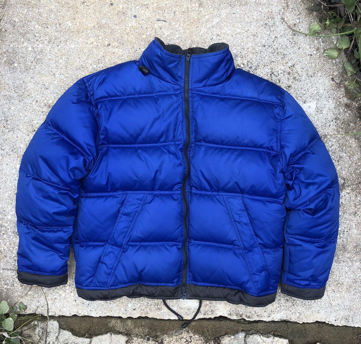 RARE 2001 GAP nylon thick Puffer jacket foldable hood