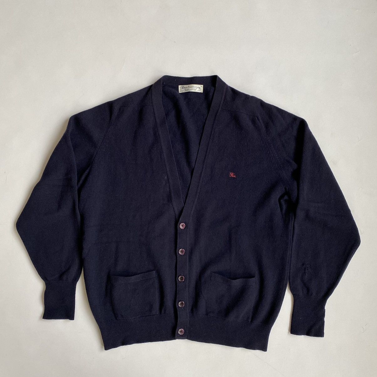 Burberry × Vintage Vintage Burberry's Cardigan Sweater Size US M / EU 48-50 / 2 - 2 Thumbnail