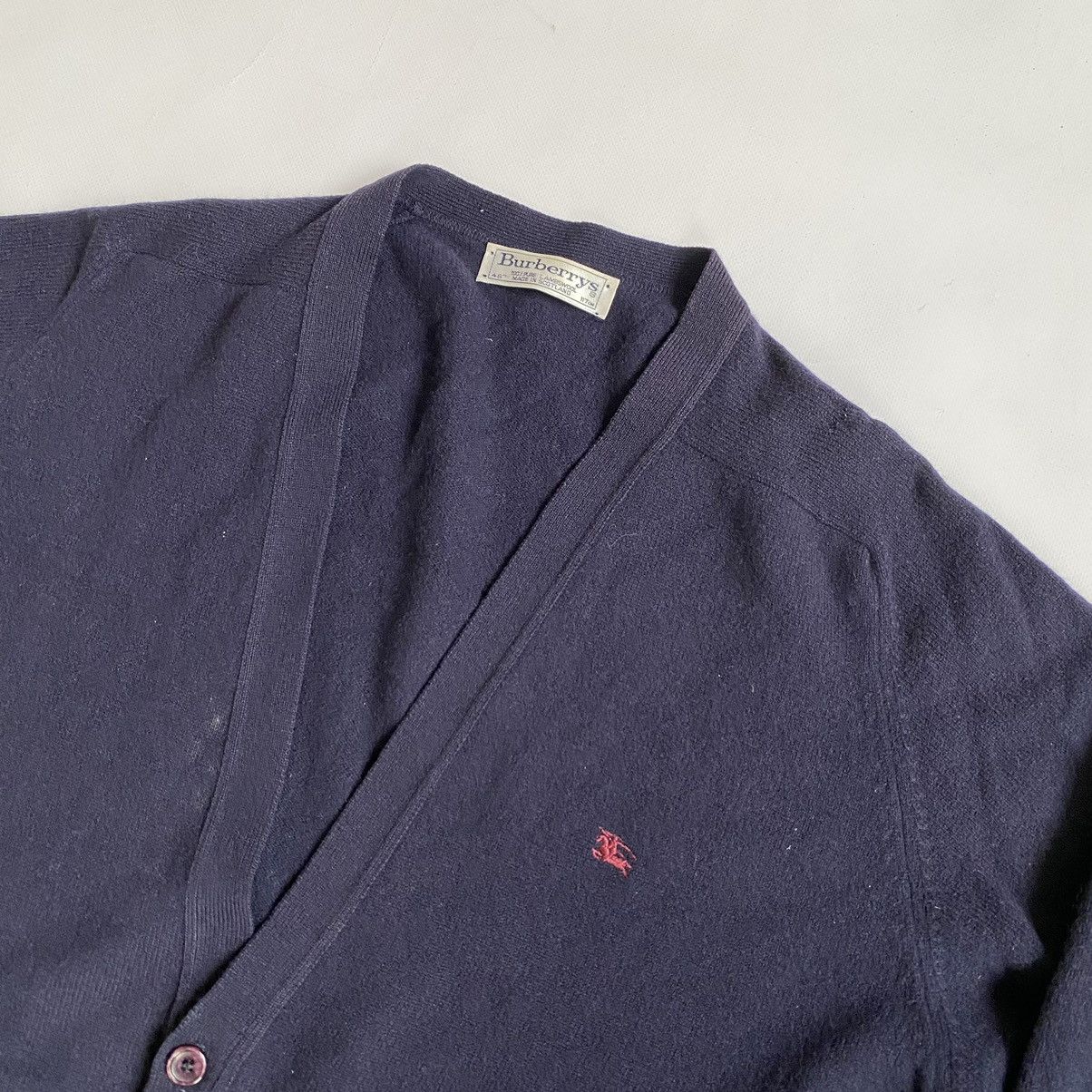 Burberry × Vintage Vintage Burberry's Cardigan Sweater Size US M / EU 48-50 / 2 - 1 Thumbnail