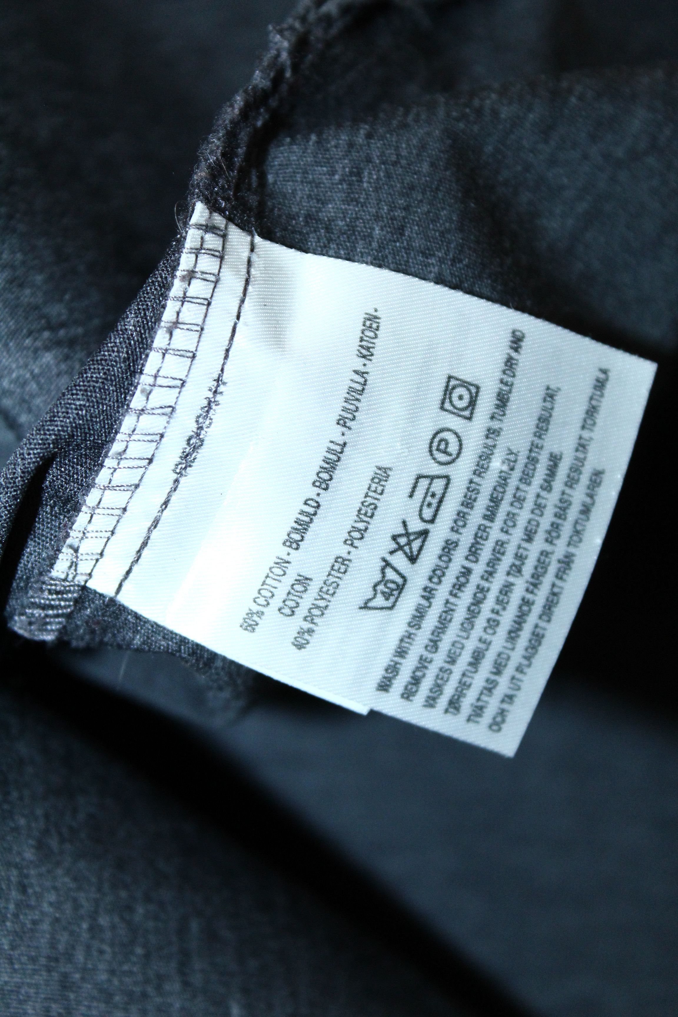 Levi's Vintage Clothing 🔥Levi's Sta Prest Never Ironing Charcoral baggy work shirt Size US XL / EU 56 / 4 - 5 Thumbnail
