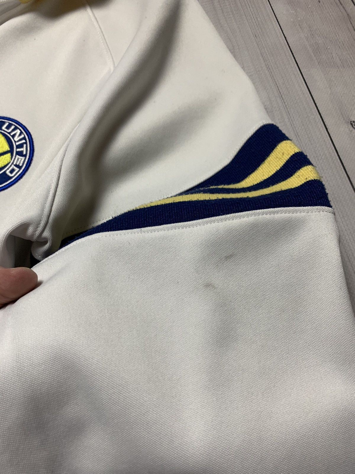 Vintage Leeds soccer track jacket Admiral size L/XL rare