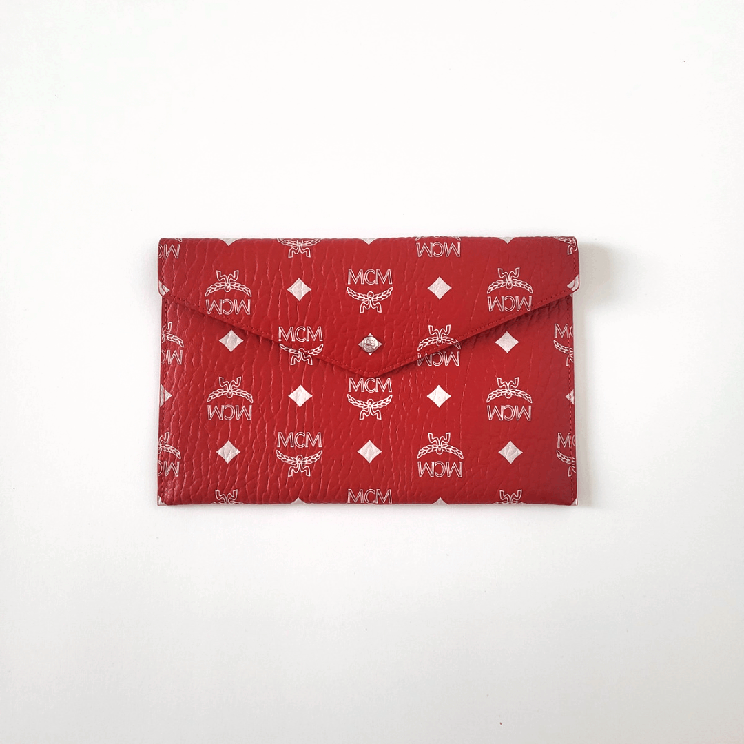 MCM Red Valentines Pouch