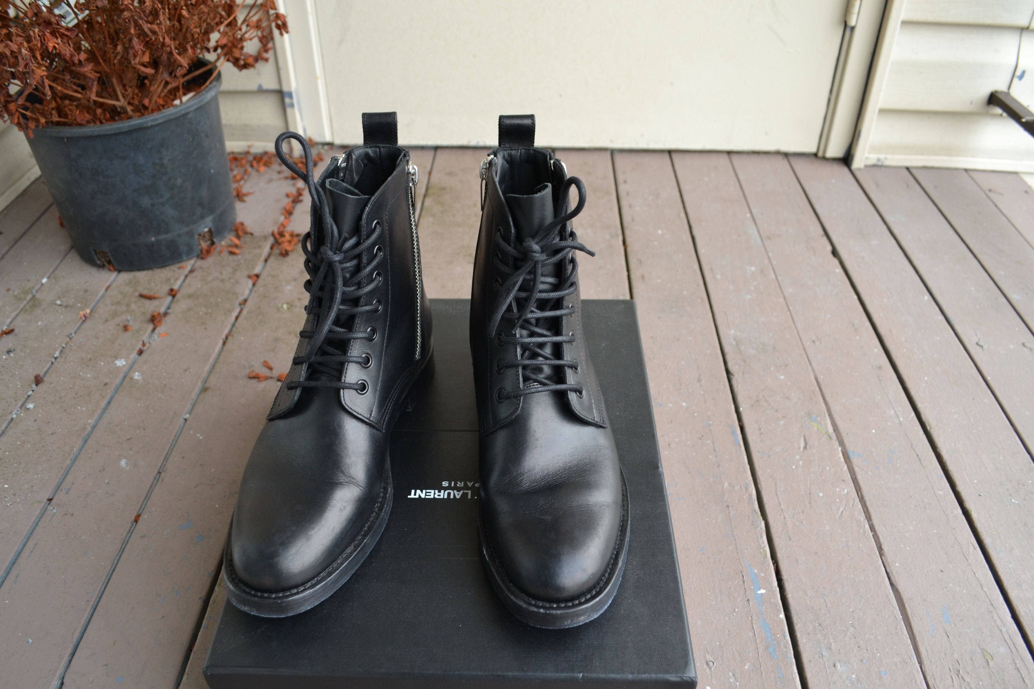 Saint Laurent Paris Double Zip Ranger Boot Grailed