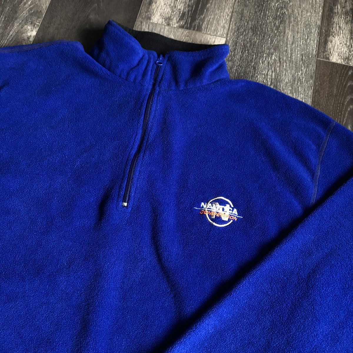 Nautica Vintage 1990s Nautica Competition Quarter Zip Fleece Jacket Size US XXL / EU 58 / 5 - 2 Thumbnail