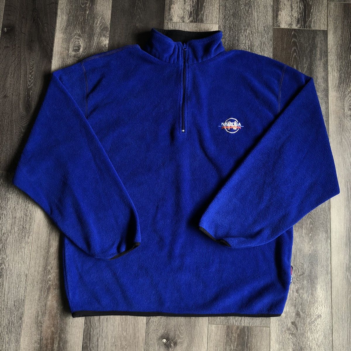 Nautica Vintage 1990s Nautica Competition Quarter Zip Fleece Jacket Size US XXL / EU 58 / 5 - 1 Thumbnail