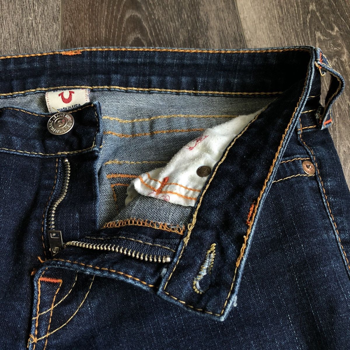 True Religion Vintage Y2K True Religion Joey Low Rise Boot Cut Denim Jeans Size 30" / US 8 / IT 44 - 9 Thumbnail