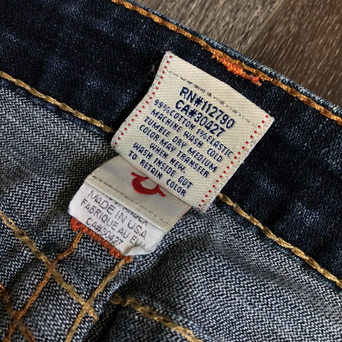 True Religion Vintage Y2K True Religion Joey Low Rise Boot Cut Denim Jeans Size 30" / US 8 / IT 44 - 11 Thumbnail