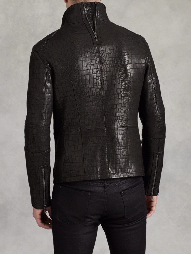John Varvatos Backzip leather jacket. 48 Size US M / EU 48-50 / 2 - 3 Thumbnail