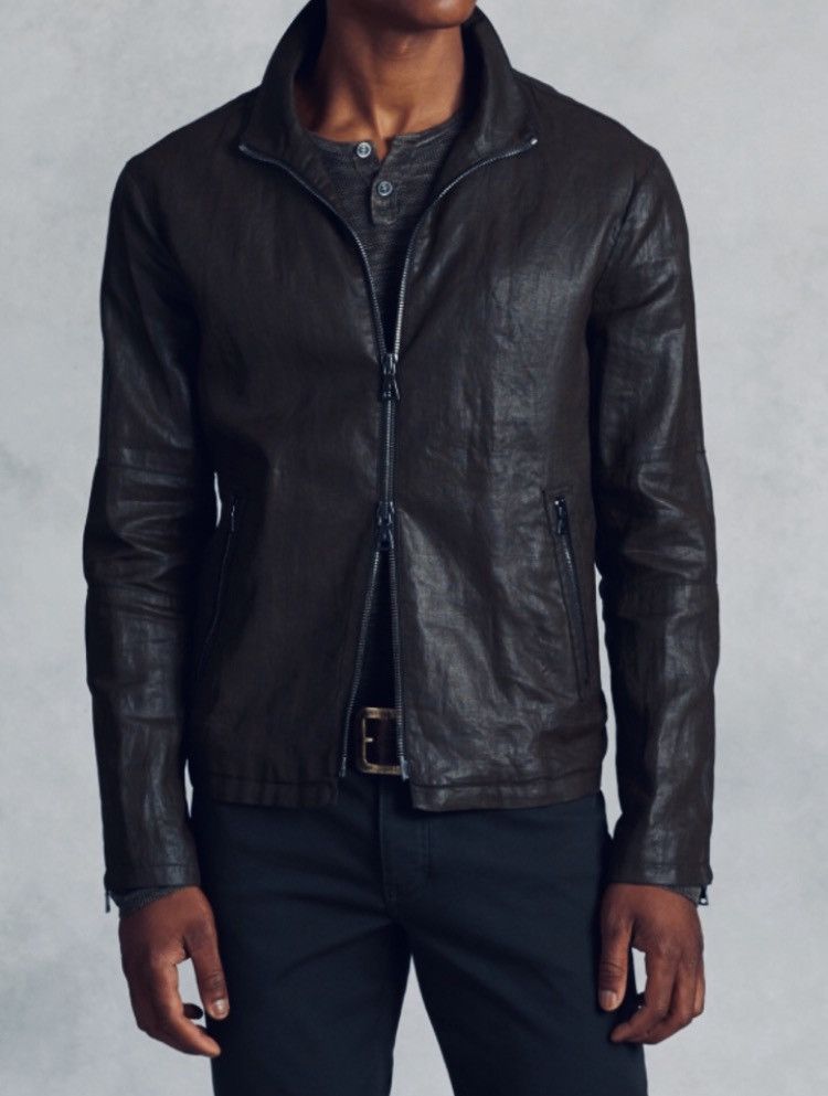 John Varvatos Backzip leather jacket. 48 Size US M / EU 48-50 / 2 - 13 Thumbnail