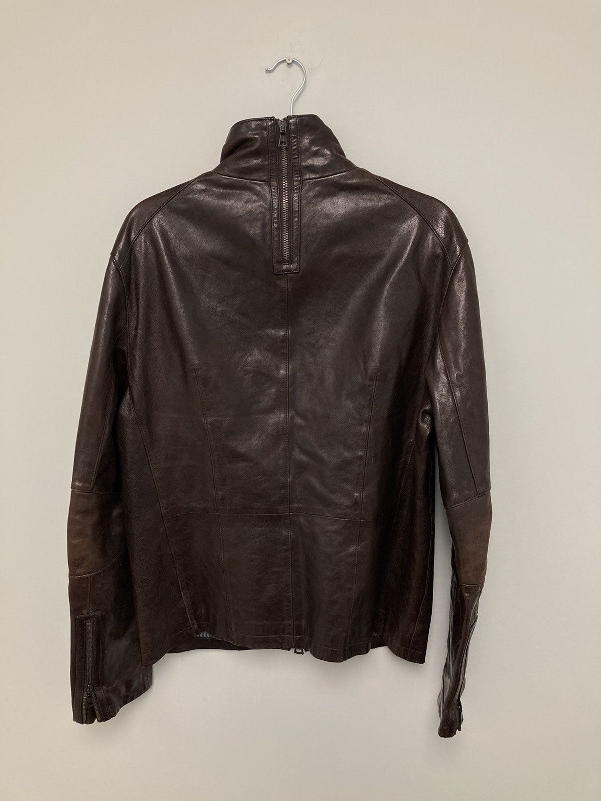 John Varvatos Backzip leather jacket. 48 Size US M / EU 48-50 / 2 - 12 Thumbnail