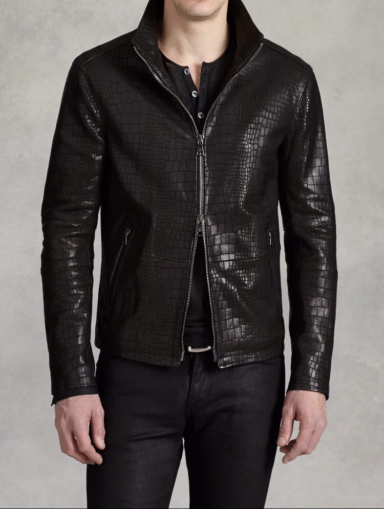 John Varvatos Backzip leather jacket. 48 Size US M / EU 48-50 / 2 - 1 Thumbnail