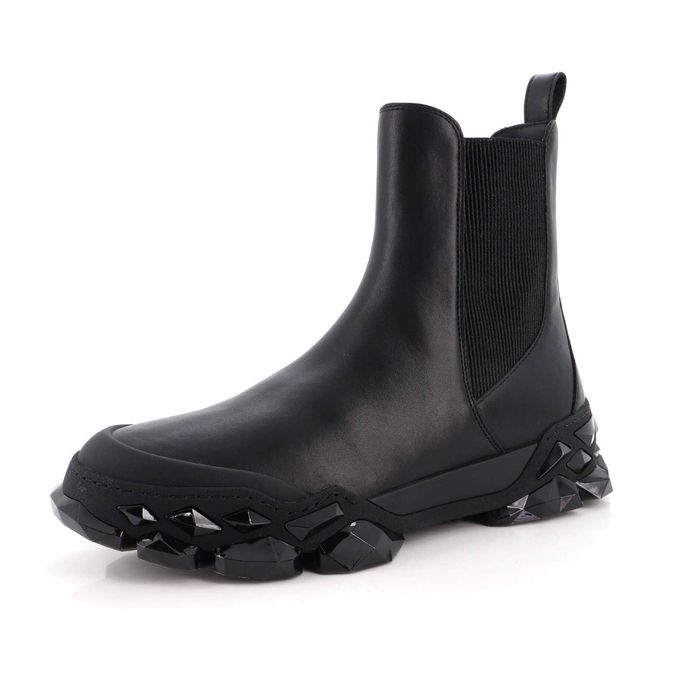 jimmy choo rourke leather chelsea boots