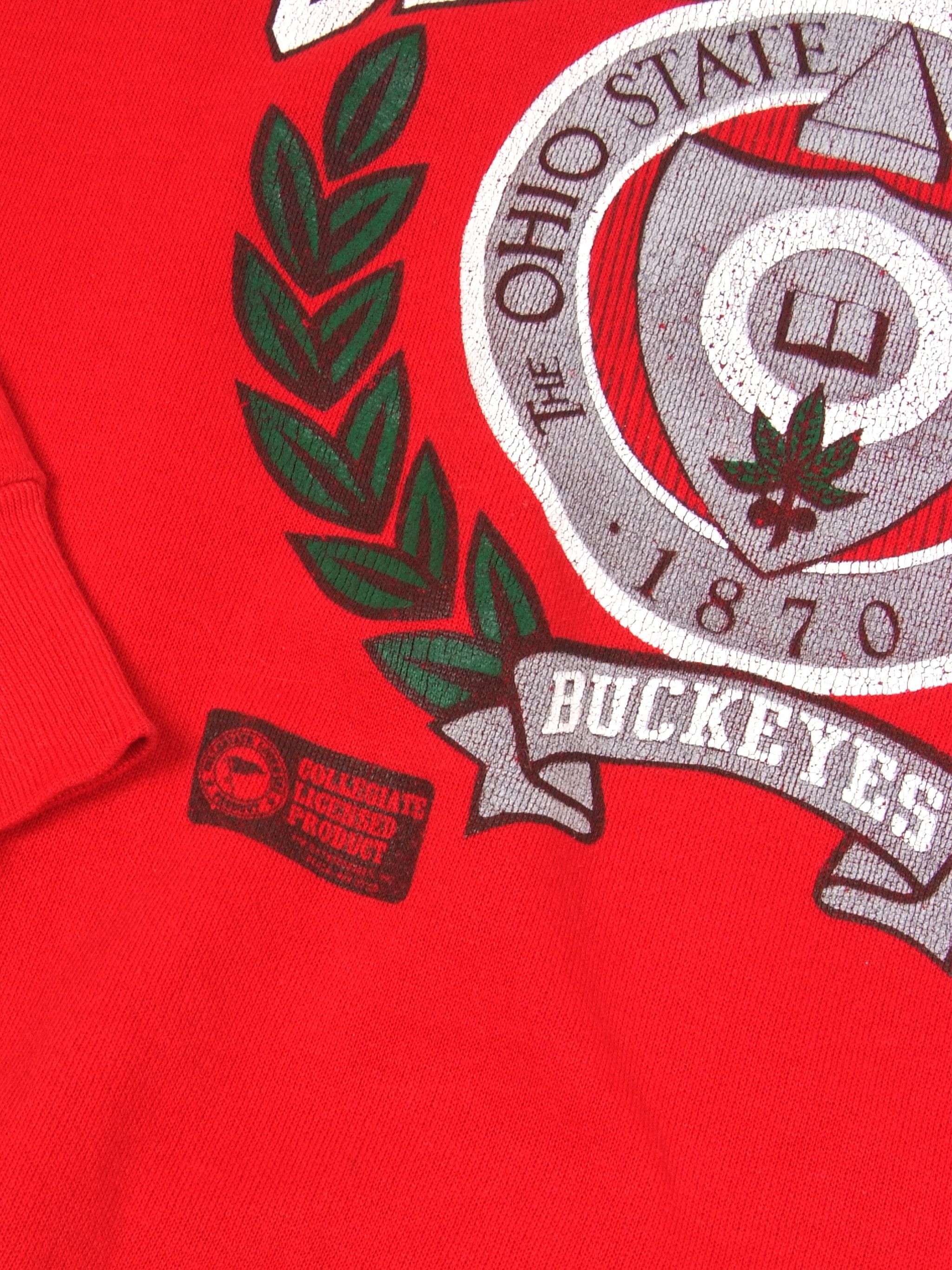Vintage Vintage 90's Ohio State University Single Stitch Sweatshirt Size US XXL / EU 58 / 5 - 4 Thumbnail
