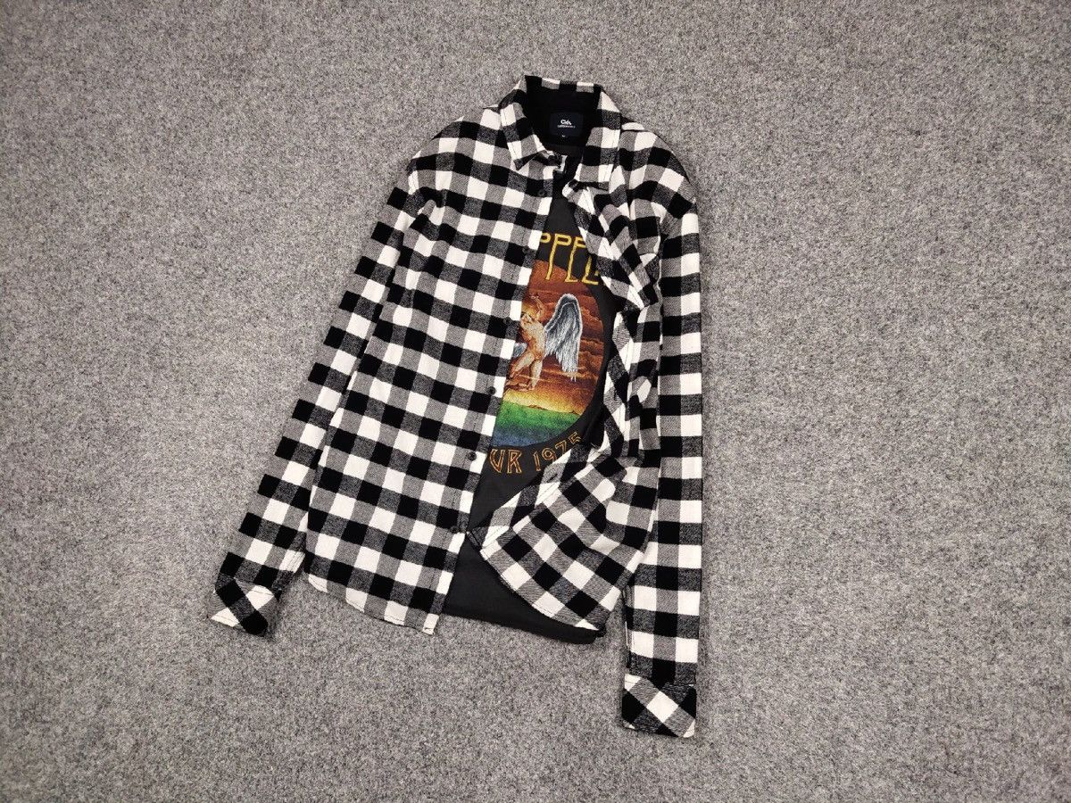 Flannel Vintage Flannel Shirt Travis Scott Style Size US M / EU 48-50 / 2 - 7 Thumbnail