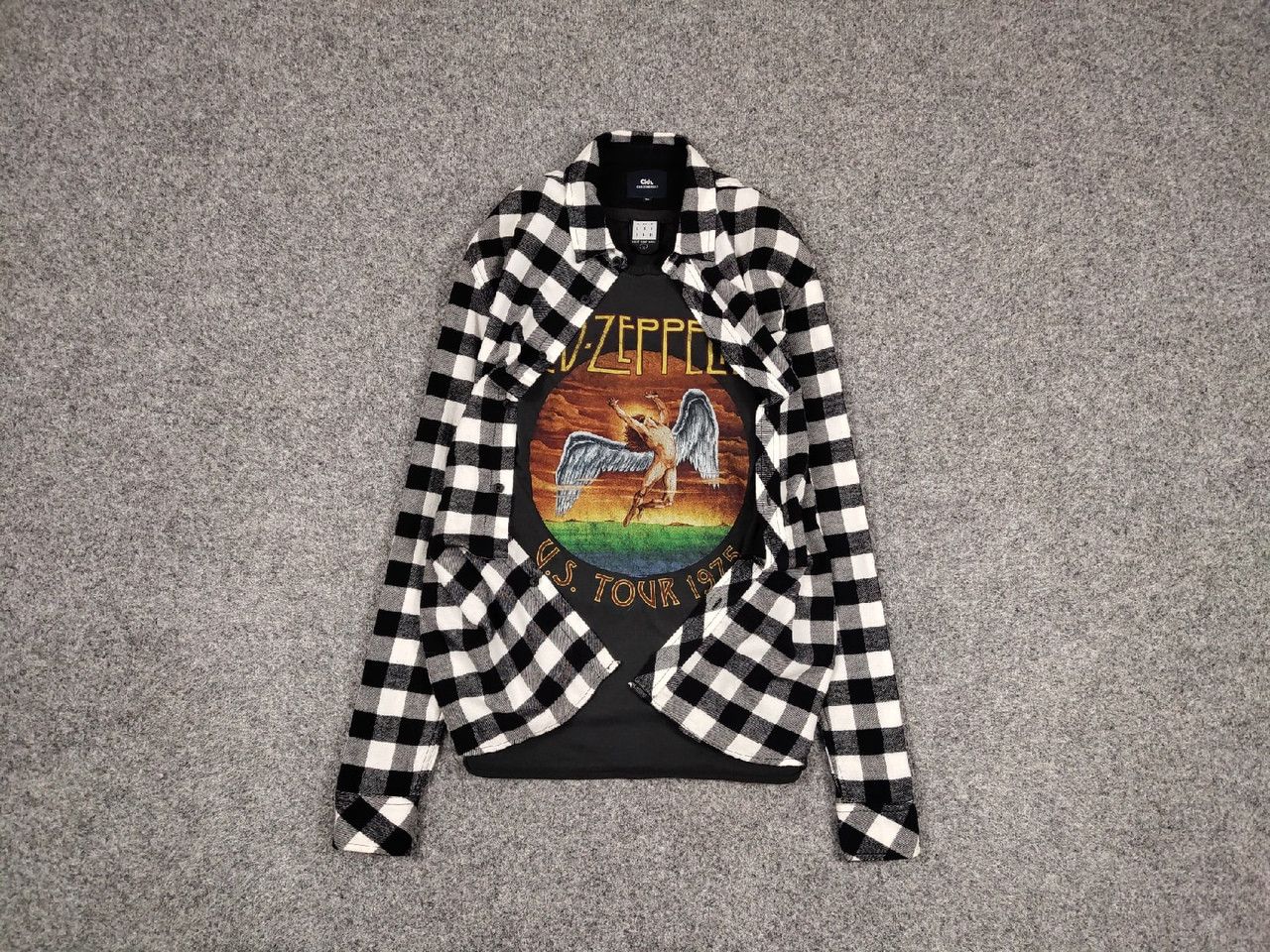 Flannel Vintage Flannel Shirt Travis Scott Style Size US M / EU 48-50 / 2 - 1 Thumbnail