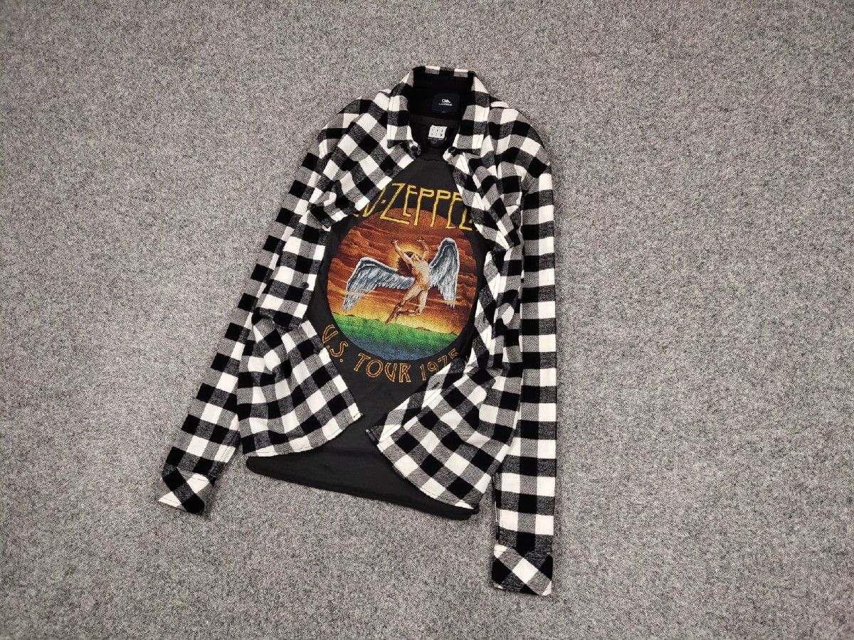 Flannel Vintage Flannel Shirt Travis Scott Style Size US M / EU 48-50 / 2 - 3 Thumbnail
