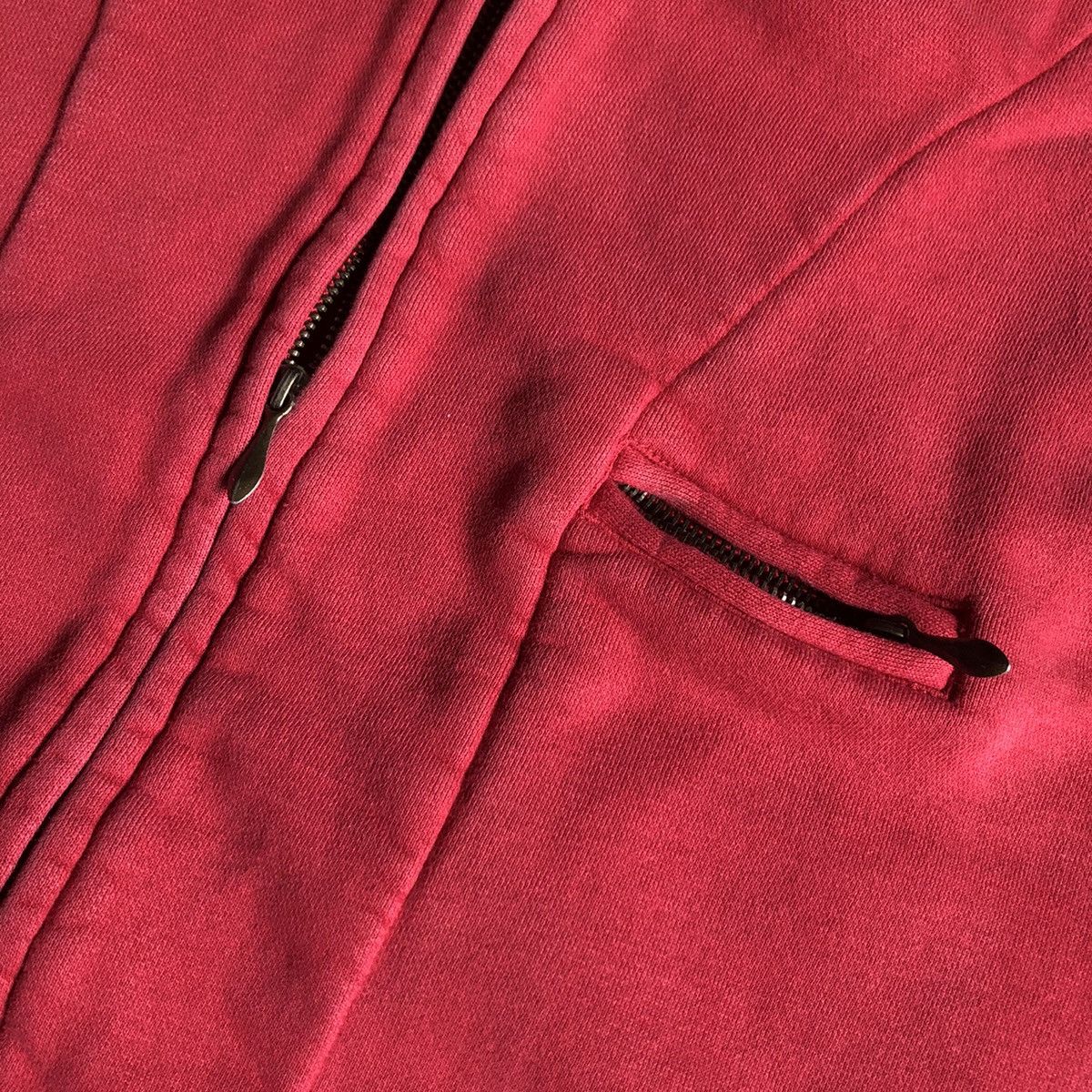 Gap Vintage 1990s GAP Heavyweight Pullover Red Blank Sweatshirt Size US L / EU 52-54 / 3 - 3 Thumbnail