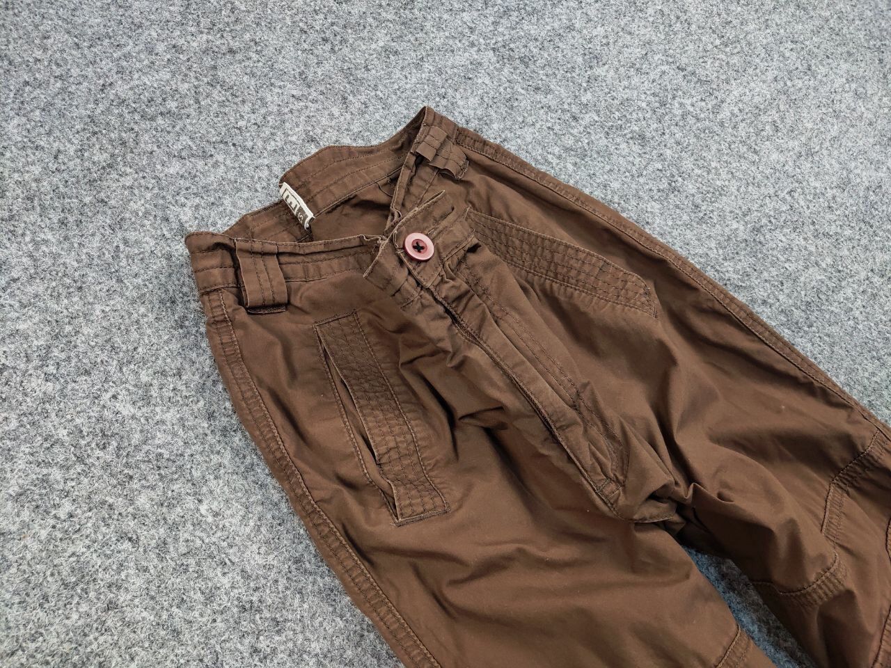 Japanese Brand Vintage 90's Japanese Bondage Military Brown Cargo Pants Size US 34 / EU 50 - 11 Thumbnail
