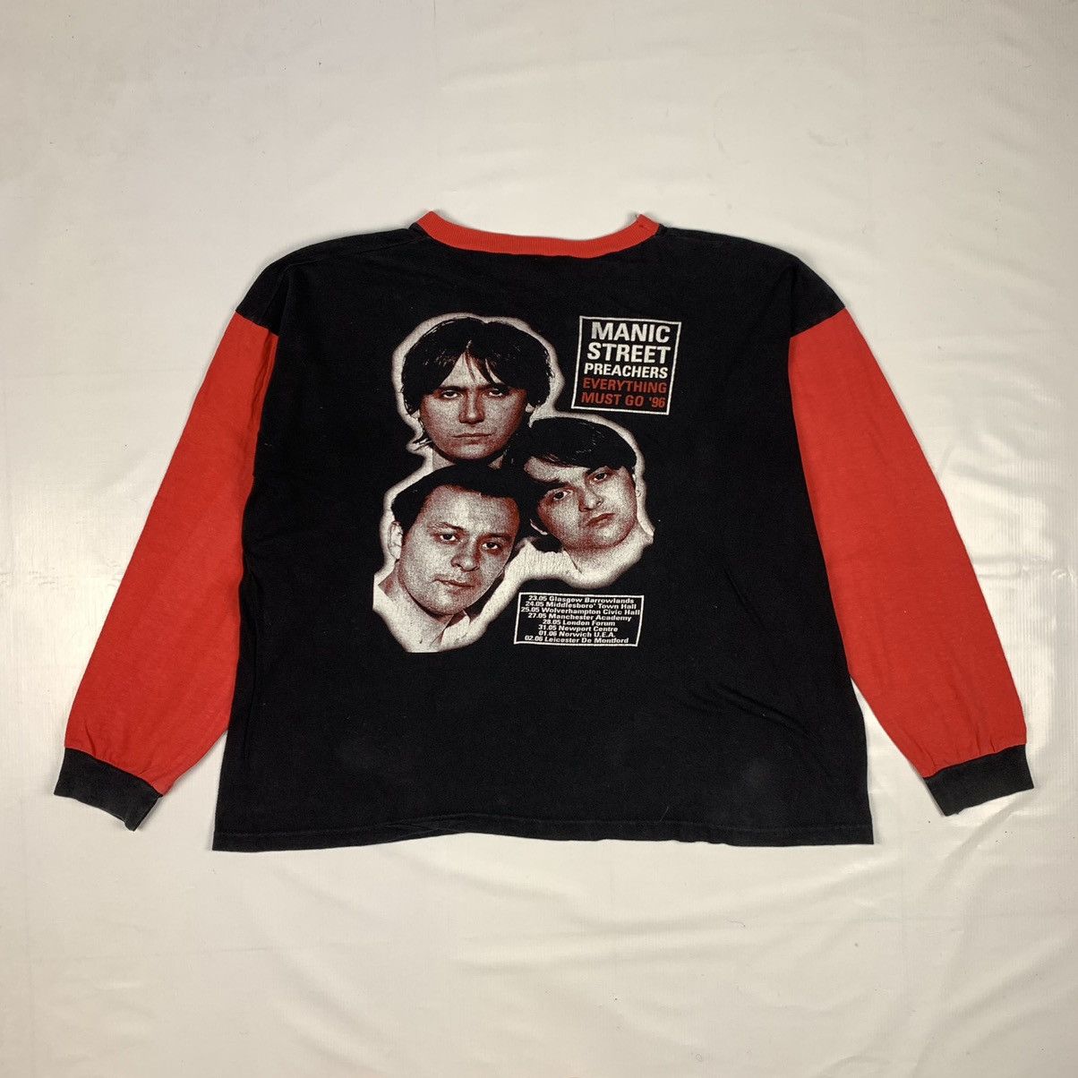 Band Tees Vintage 1996 Manic Street Preachers Everything Must Go Song Size US XL / EU 56 / 4 - 6 Thumbnail
