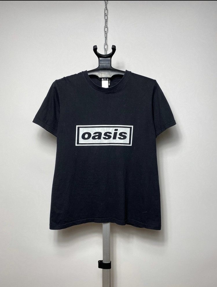 Vintage Oasis box logo black t-shirt size S