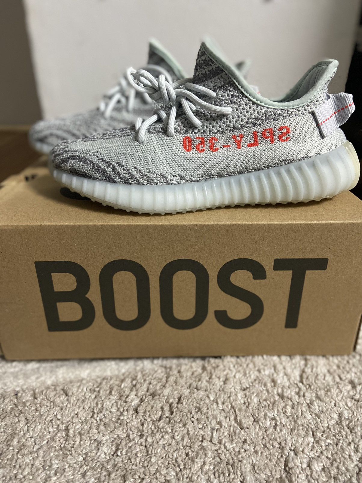 Adidas Yeezy Blue Tint