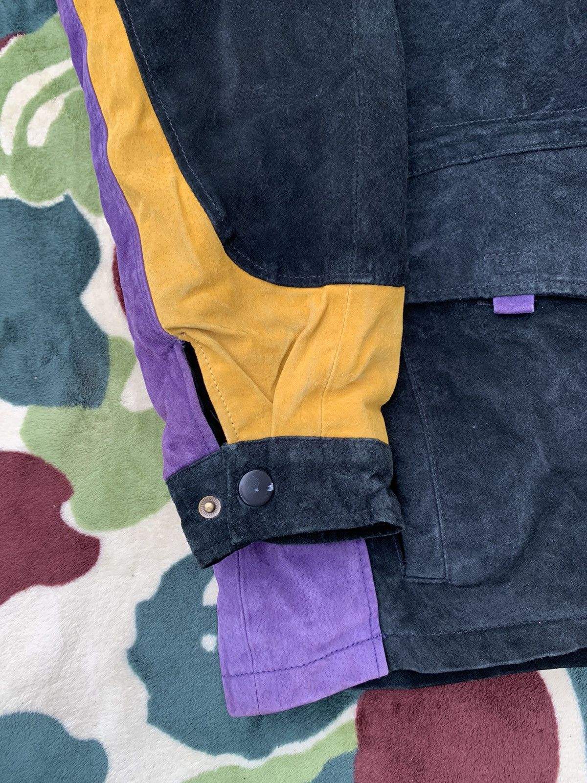 NBA × Vintage Lakers Leather Coat Size US L / EU 52-54 / 3 - 4 Thumbnail