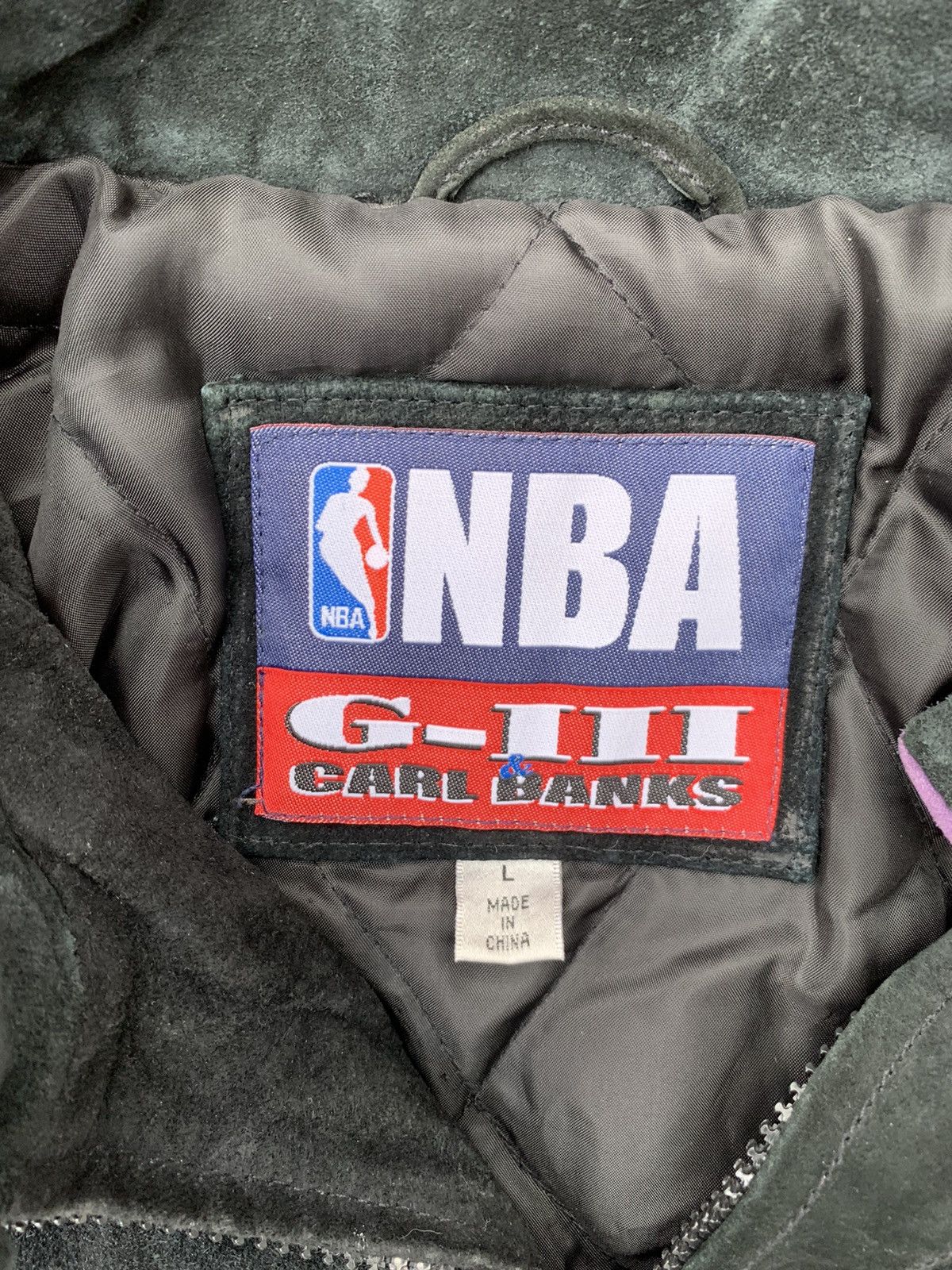 NBA × Vintage Lakers Leather Coat Size US L / EU 52-54 / 3 - 3 Thumbnail
