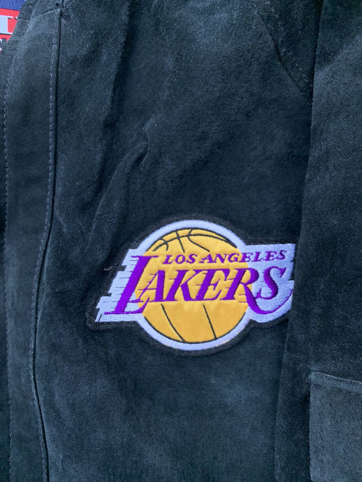 NBA × Vintage Lakers Leather Coat Size US L / EU 52-54 / 3 - 2 Thumbnail