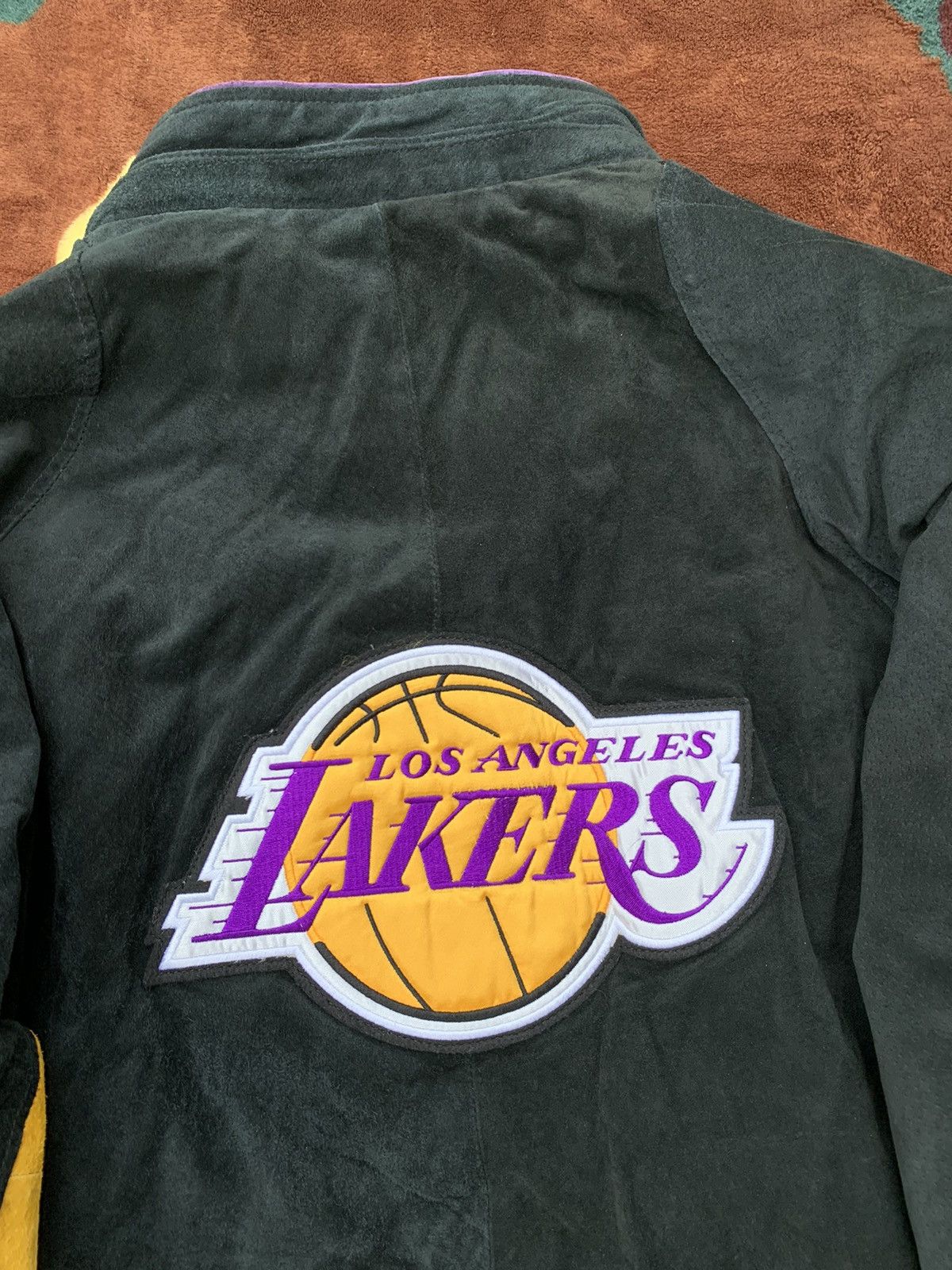 NBA × Vintage Lakers Leather Coat Size US L / EU 52-54 / 3 - 6 Thumbnail