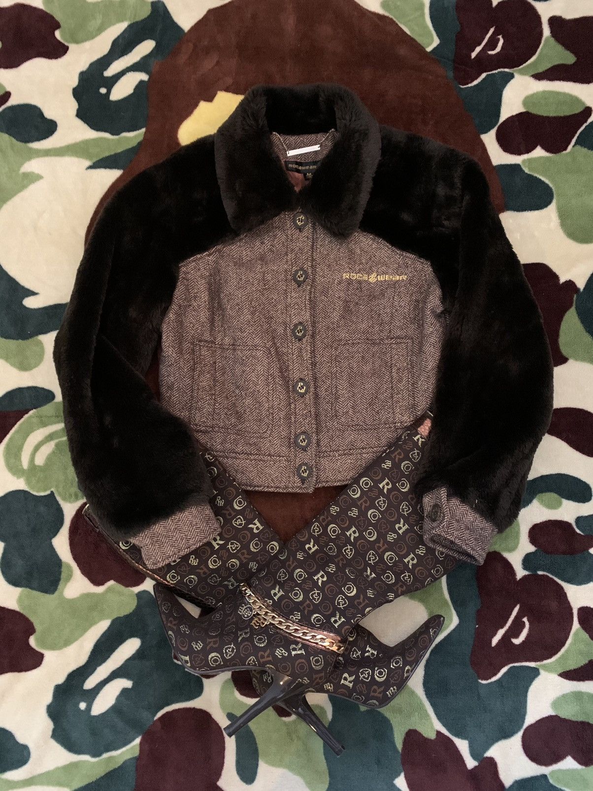 Rocawear × Vintage Women’s Vintage Rocawear Jacket Size M / US 6-8 / IT 42-44 - 9 Thumbnail
