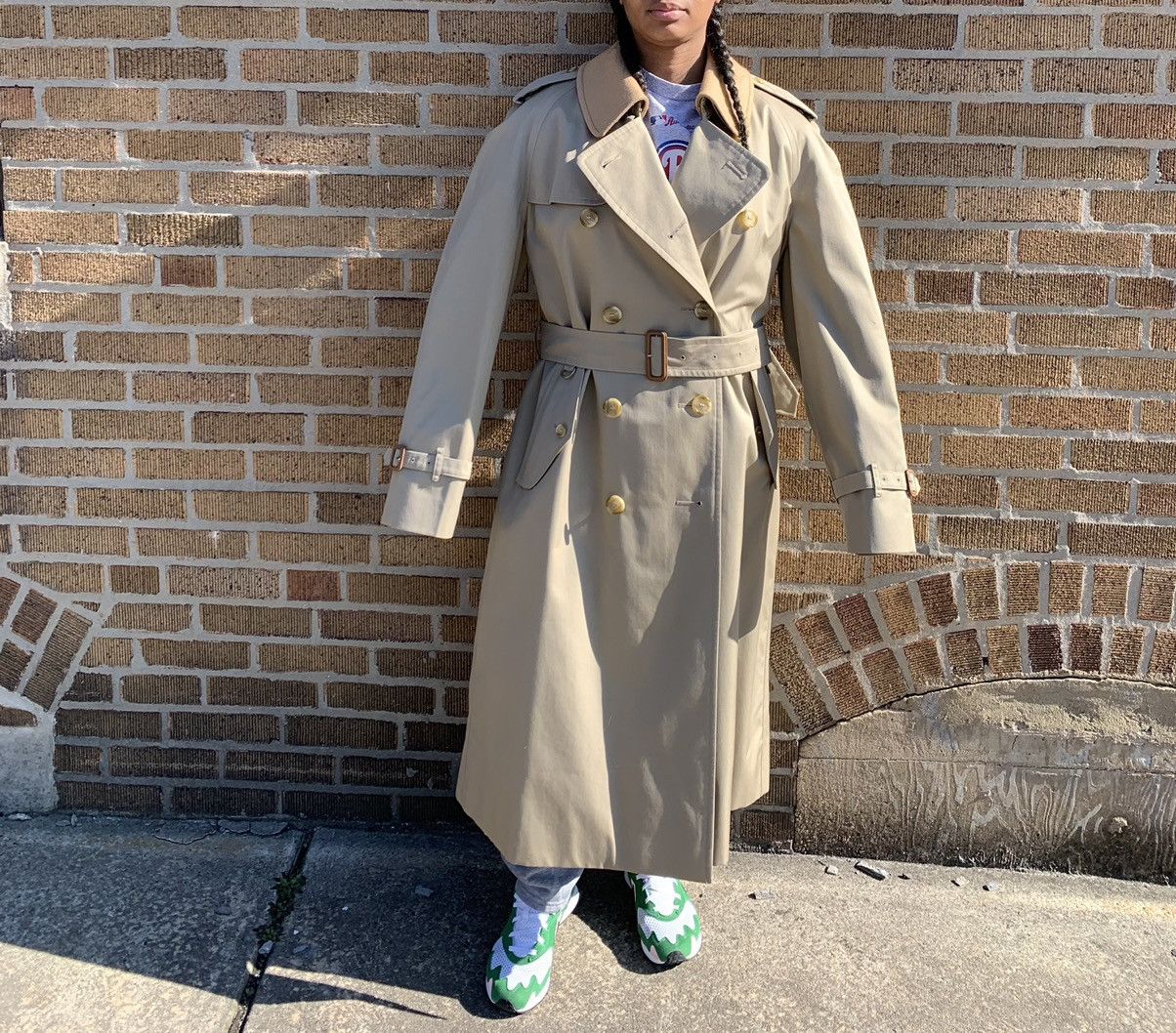 Burberry × Vintage Burberry Lined Vintage Trench Coat Size US S / EU 44-46 / 1 - 6 Thumbnail