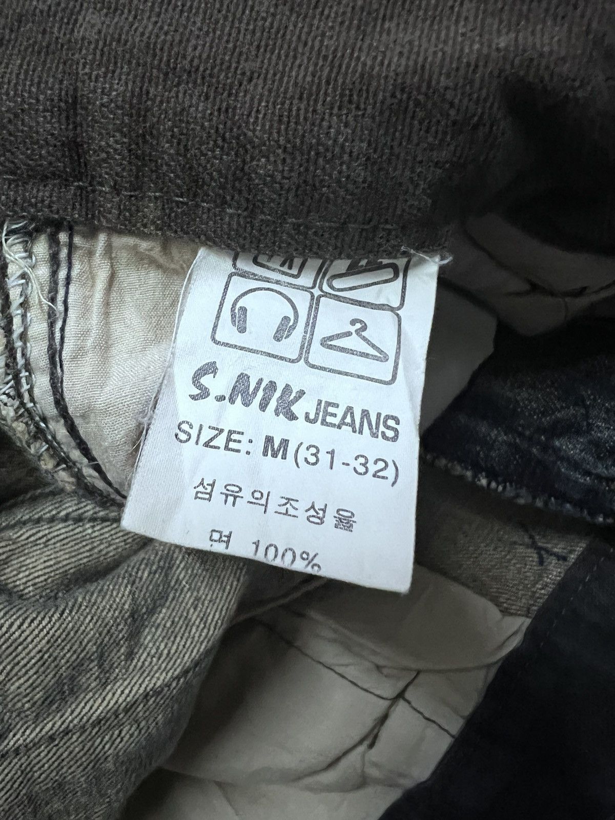 Japanese Brand BAGGY💥S.NIK JEANS DISTRESSED CARGO DENIM PANT Size US 32 / EU 48 - 13 Thumbnail