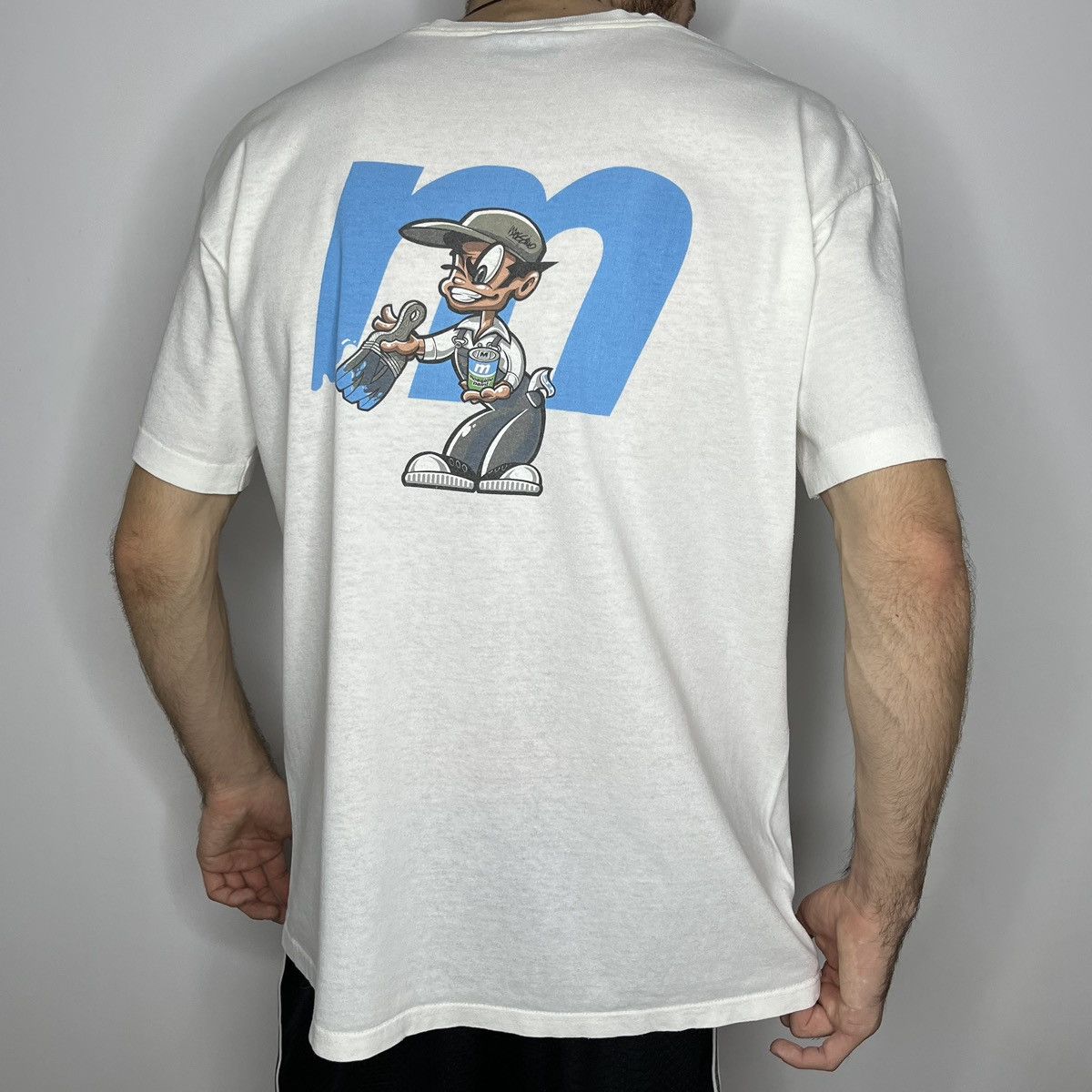 Mossimo VINTAGE 90’S MOSSIMO PAINT “PREMIUM GRADE” GRAFFITI T-SHIRT Size US L / EU 52-54 / 3 - 4 Thumbnail