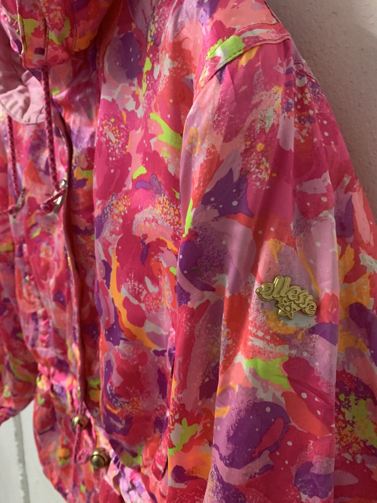Ellesse × Japanese Brand Floral Fullprint Ski Jacket Eleesse Italy Size US M / EU 48-50 / 2 - 3 Thumbnail