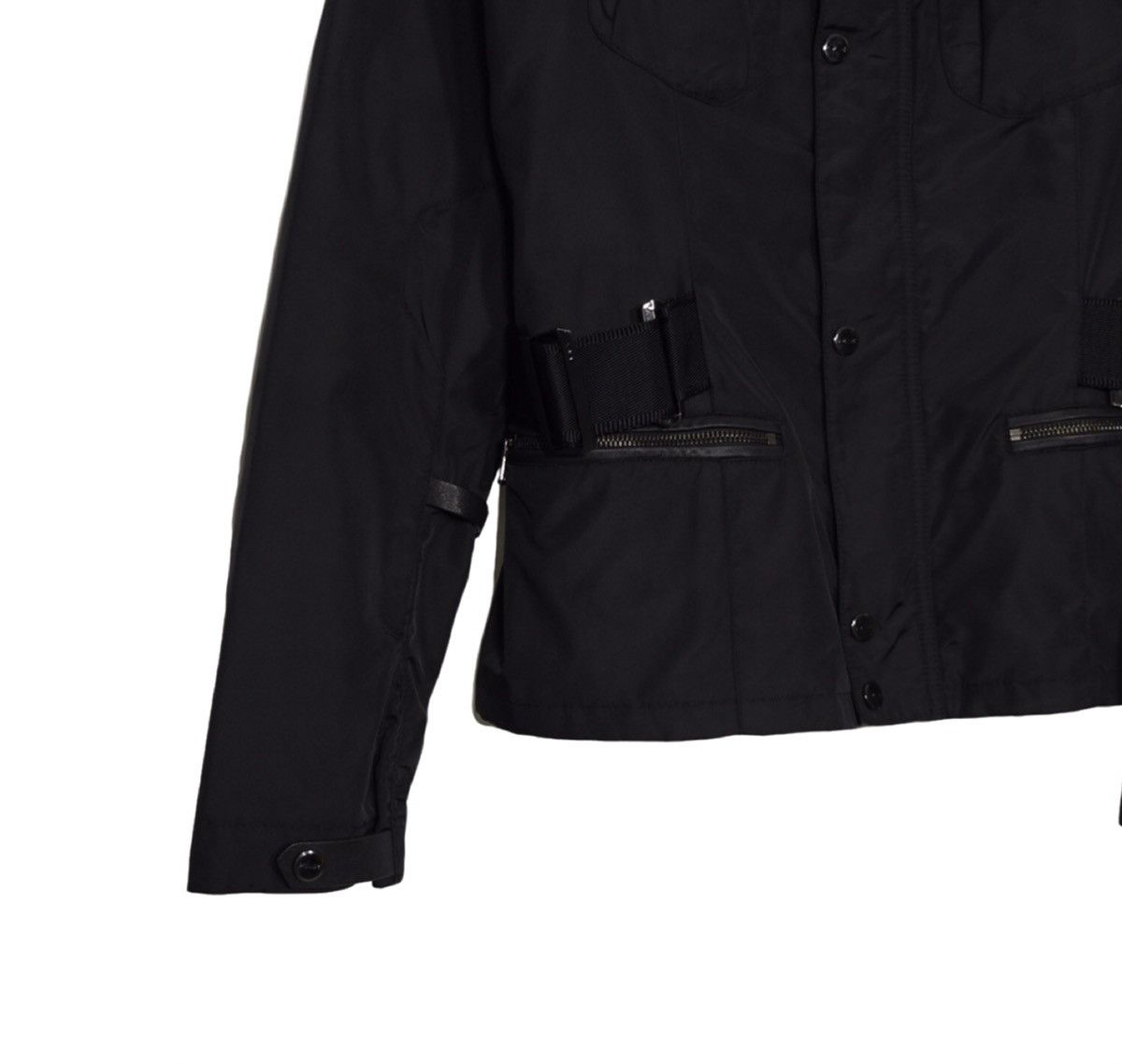 Ralph Lauren Black Label Ralph Lauren RLX Nylon Moto Jacket Womens Sz M Black Size M / US 6-8 / IT 42-44 - 7 Thumbnail