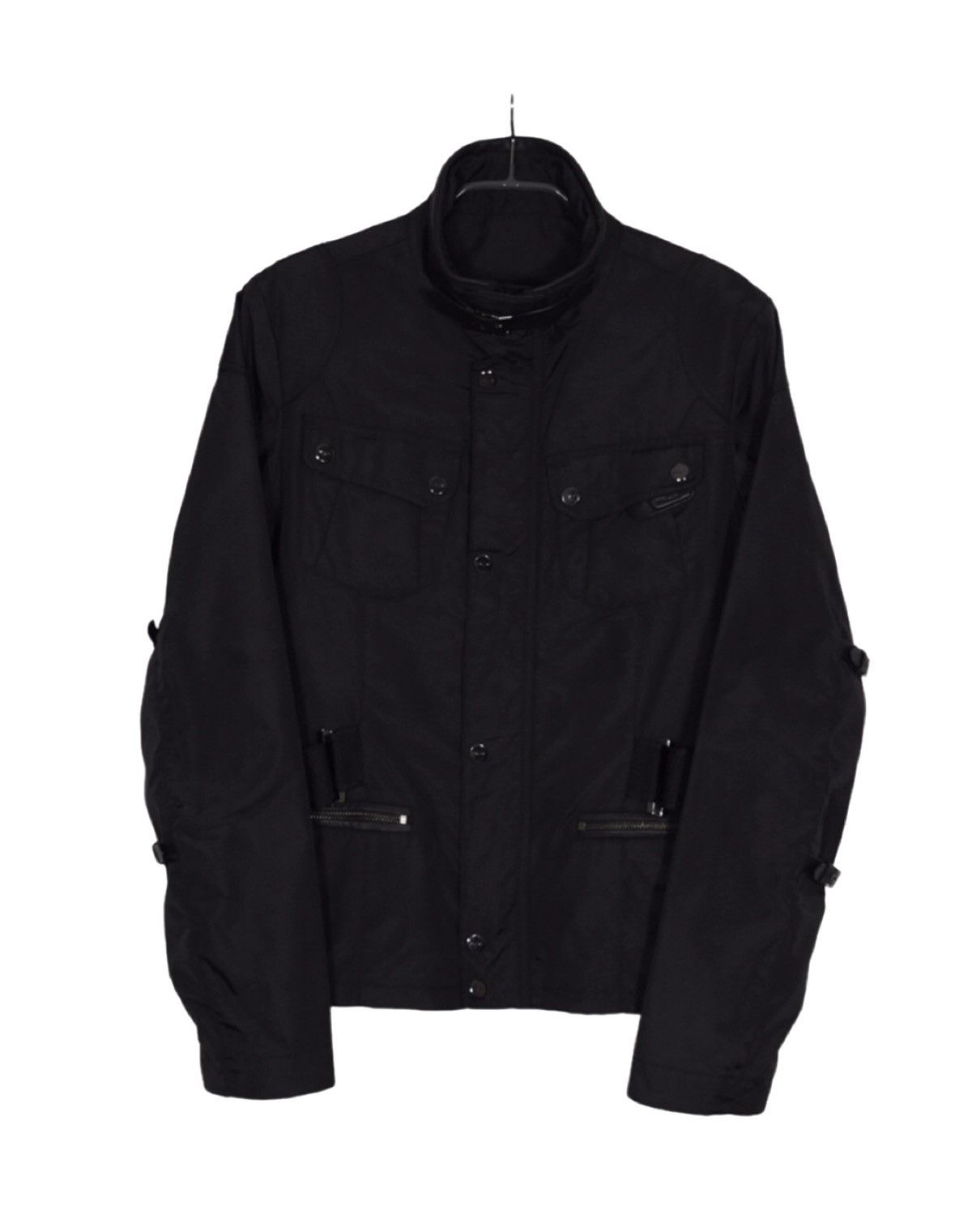 Ralph Lauren Black Label Ralph Lauren RLX Nylon Moto Jacket Womens Sz M Black Size M / US 6-8 / IT 42-44 - 1 Thumbnail