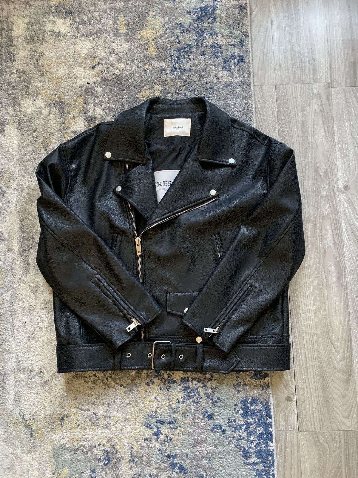 dress volume leather jacket Leather Club Jacket & Bias Cut Slip Dress – Wendy Nichol main image 1