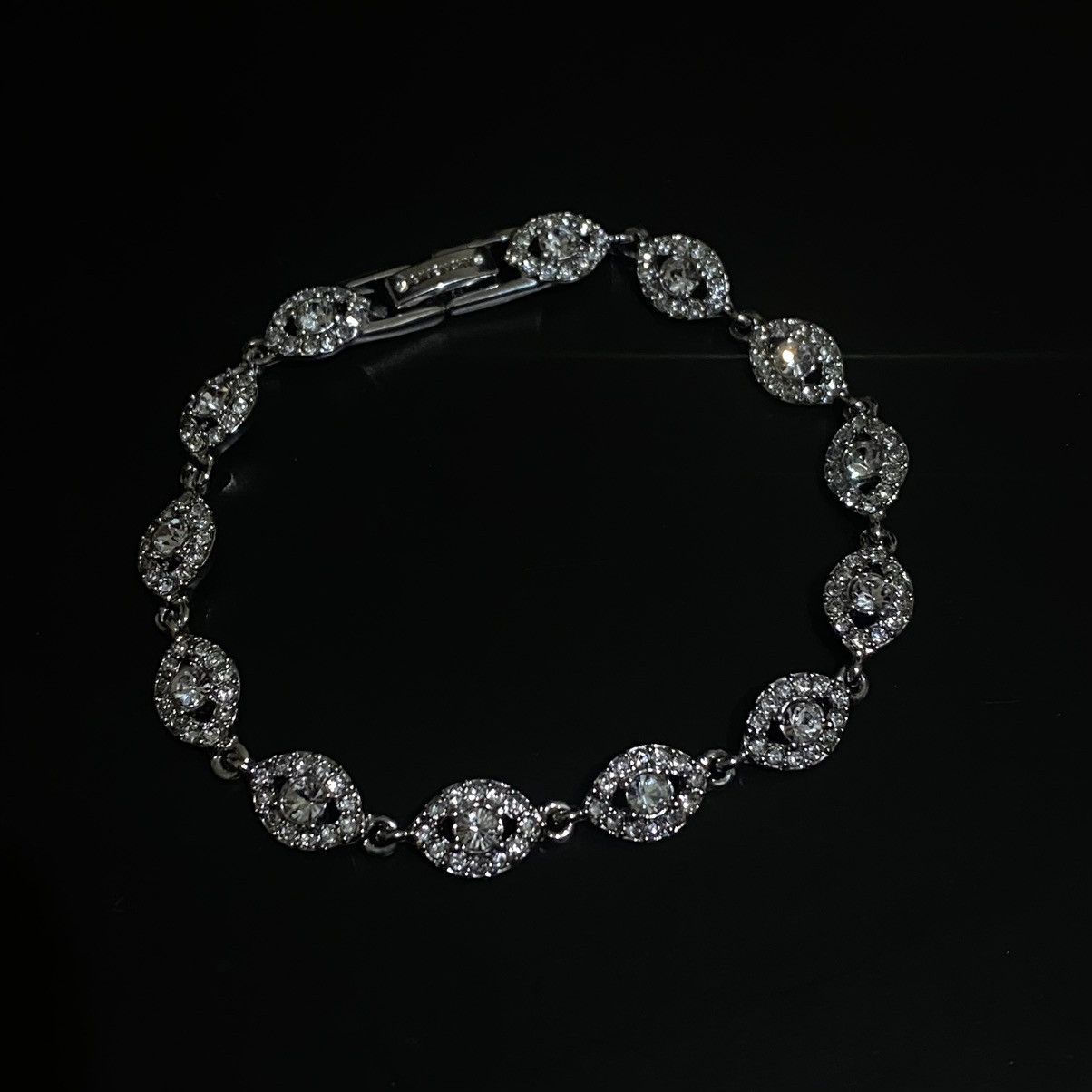 image of Givenchy Eye Bracelet in Crystal, Men's