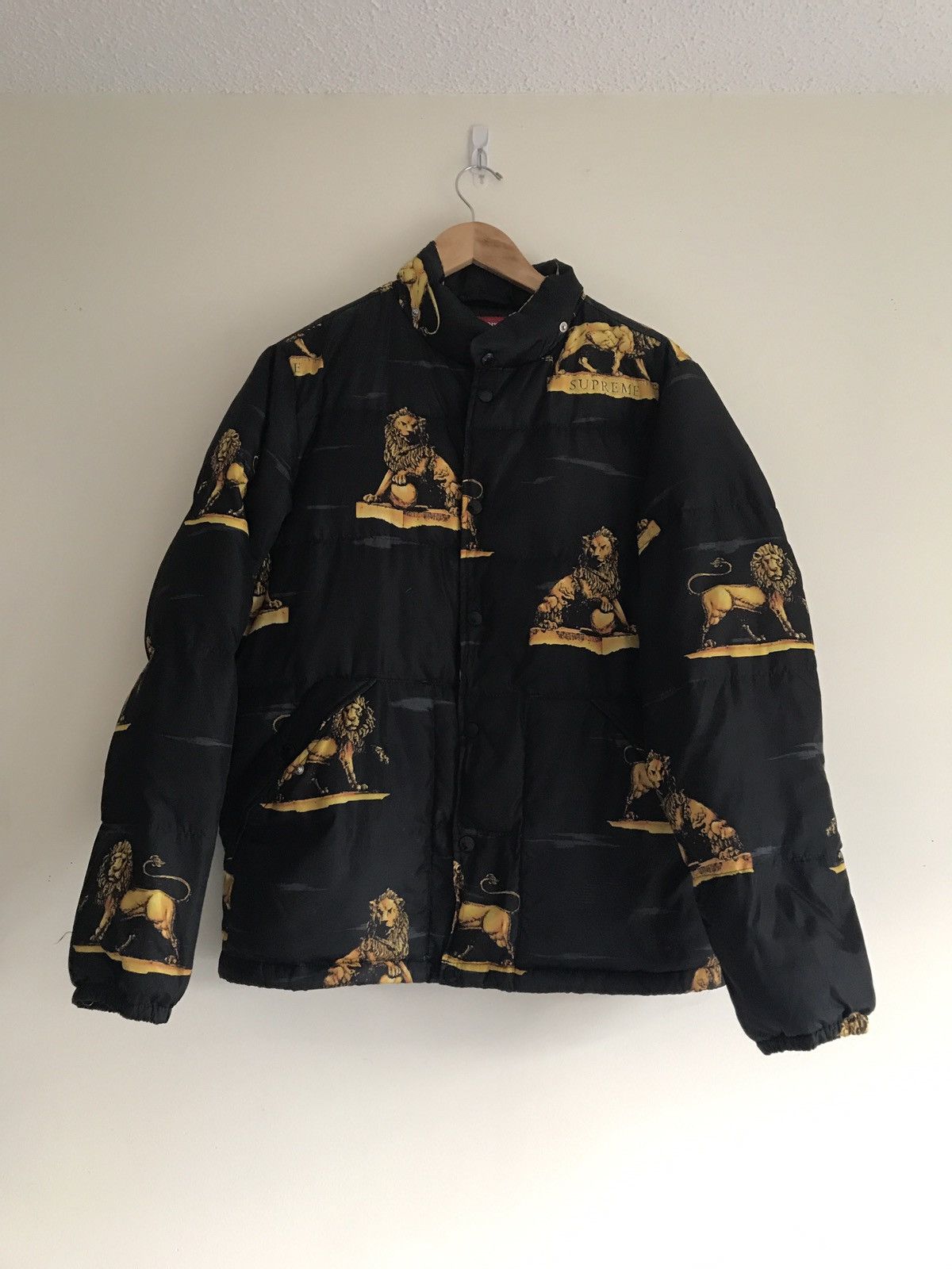 Supreme Lion Puffer Jacket F/W 2013 | Grailed