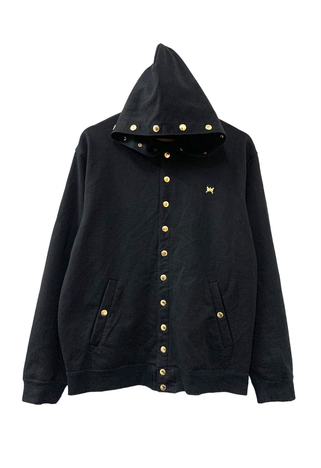 Japanese Brand × Nitraid Rare Nitraid Hoodie Gold Snap Button Size US XL / EU 56 / 4 - 1 Thumbnail