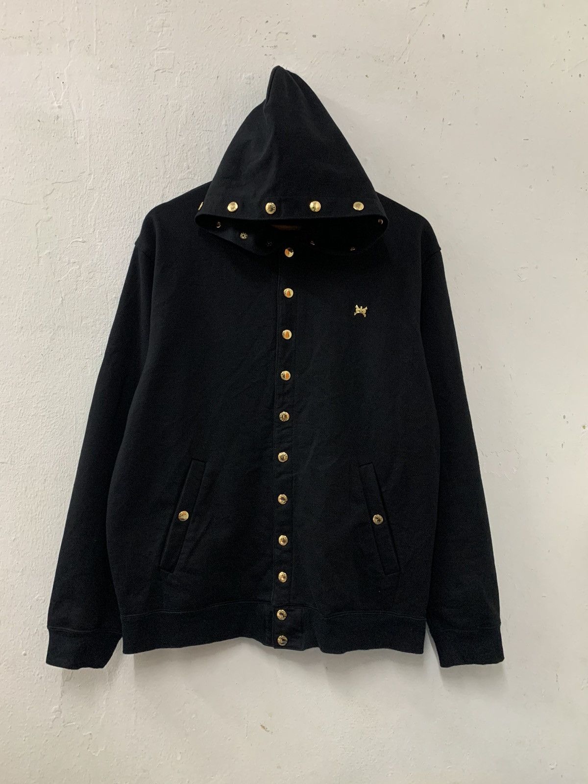 Japanese Brand × Nitraid Rare Nitraid Hoodie Gold Snap Button Size US XL / EU 56 / 4 - 2 Thumbnail