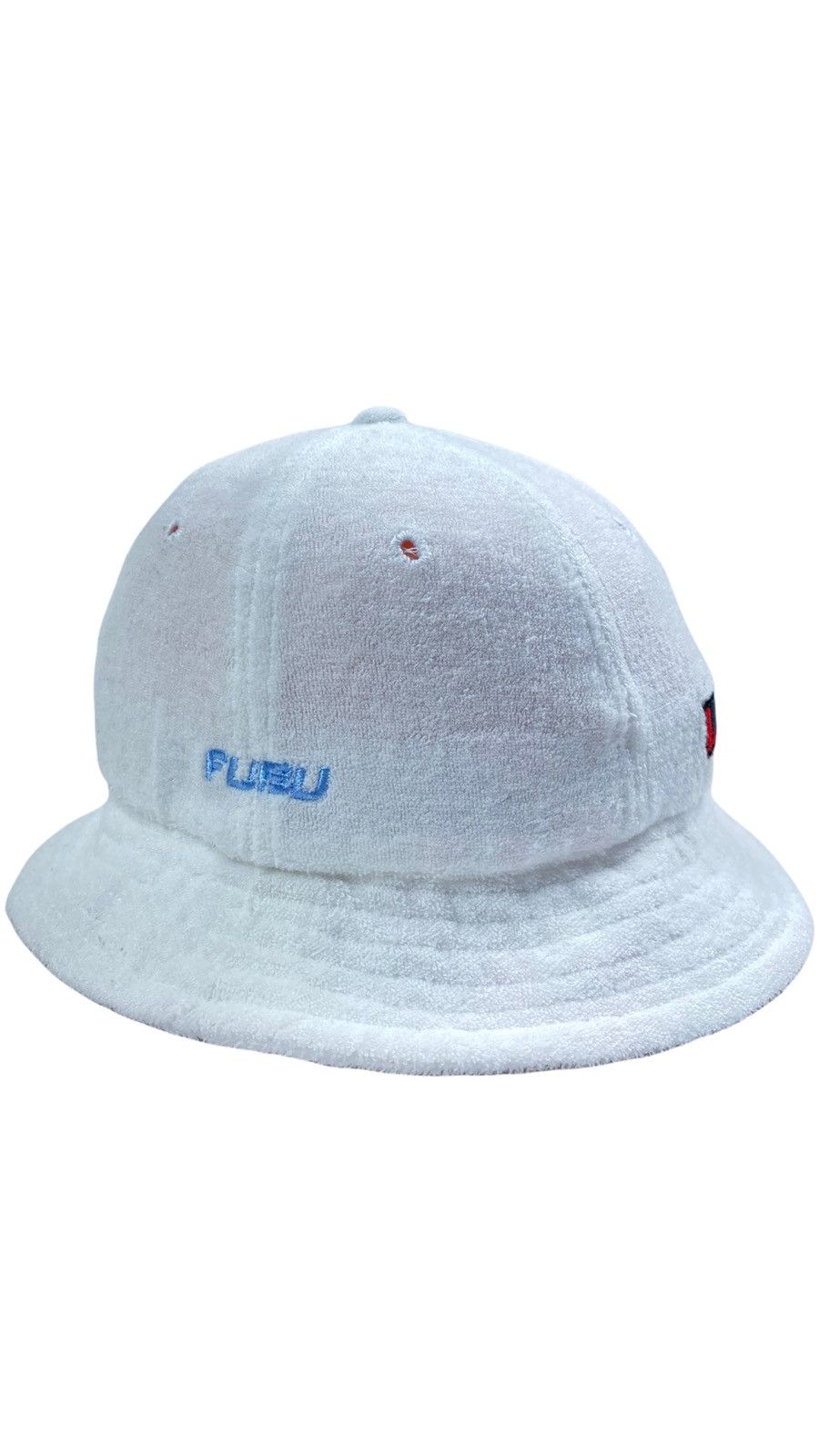 Fubu 🔥LASTDROP🔥 Fubu Bathrobe Material White Bucket Hat Cap Size ONE SIZE - 1 Thumbnail