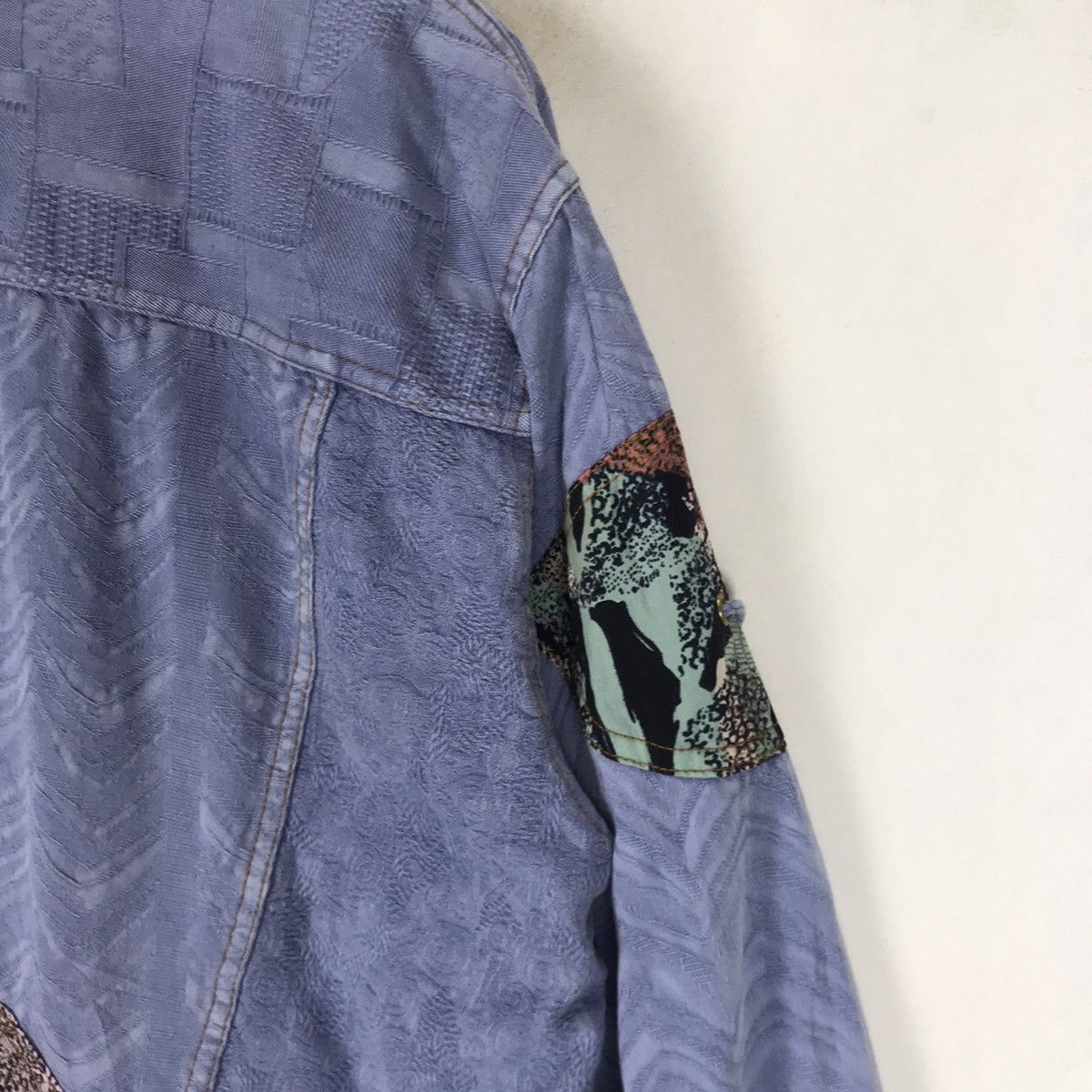Japanese Brand Unisex Iconic Japanese Traditions Sashiko Boro Oversize Size US M / EU 48-50 / 2 - 16 Thumbnail