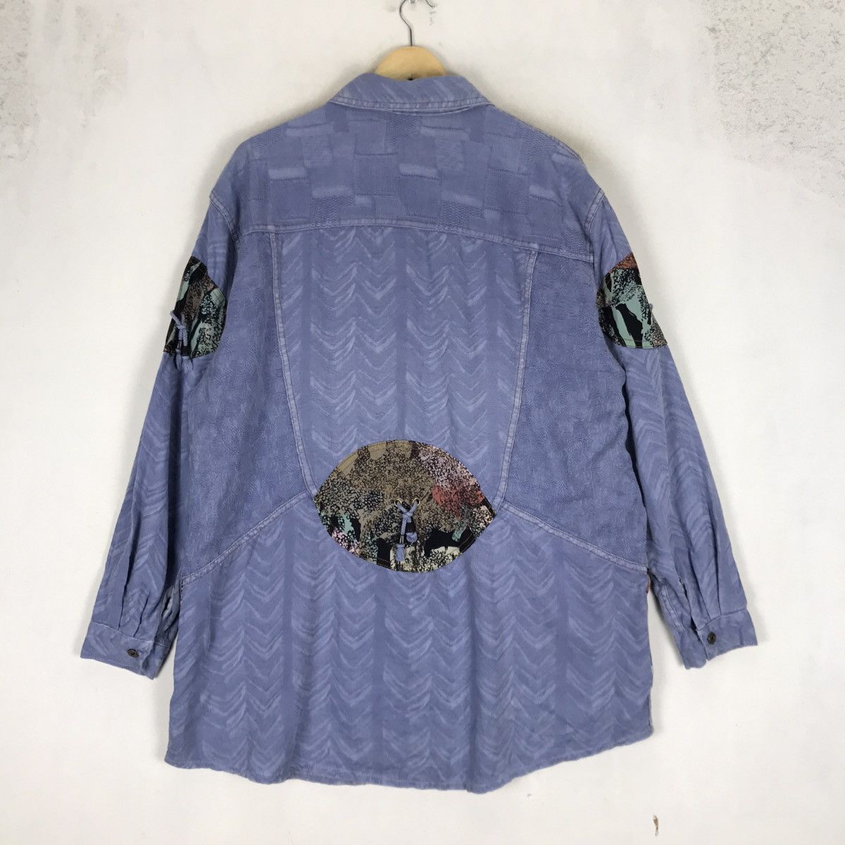 Japanese Brand Unisex Iconic Japanese Traditions Sashiko Boro Oversize Size US M / EU 48-50 / 2 - 4 Thumbnail
